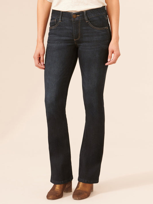 "Ab"solutionĀ® Itty Bitty Bootcut Indigo Jeans - Indigo Denim