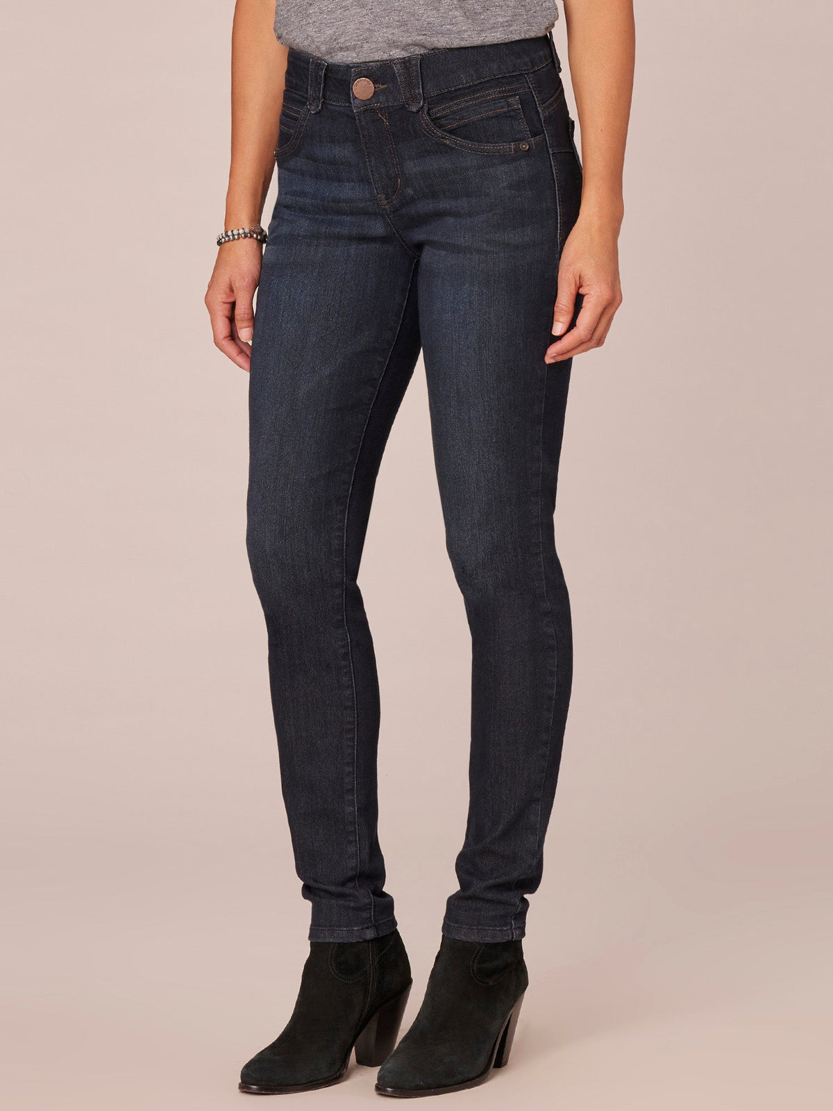 34" Inseam Long Indigo "Ab"solution® Jegging - Indigo Denim