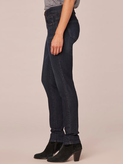 34" Inseam Long Indigo "Ab"solution® Jegging - Indigo Denim