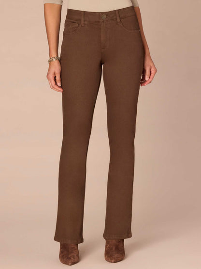 "Ab"solution® Mid-Rise Itty Bitty Boot Tall Pants - Cold Brew