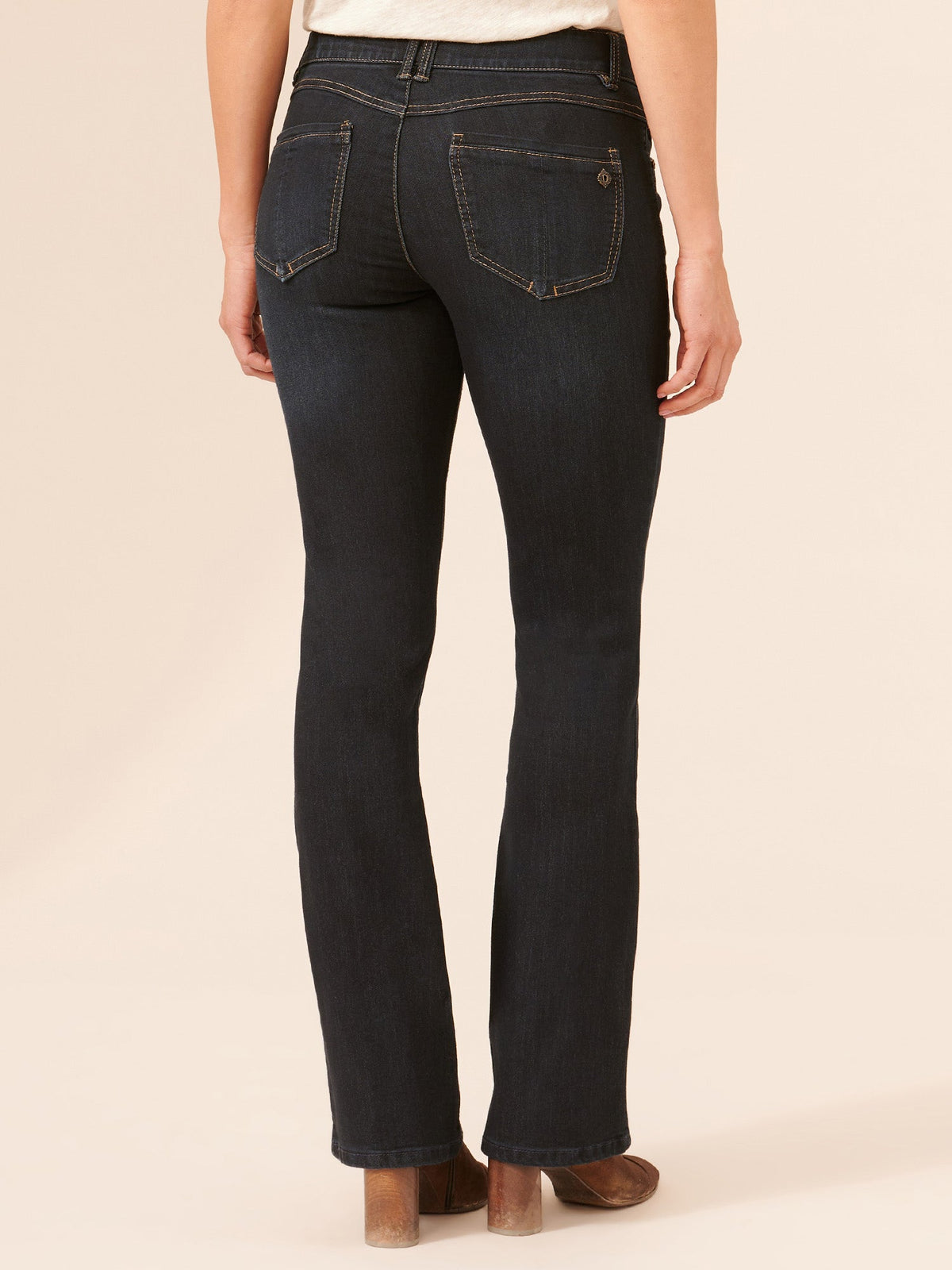 34" "Ab"solution® Indigo Itty Bitty Bootcut Tall Jeans - Indigo Denim