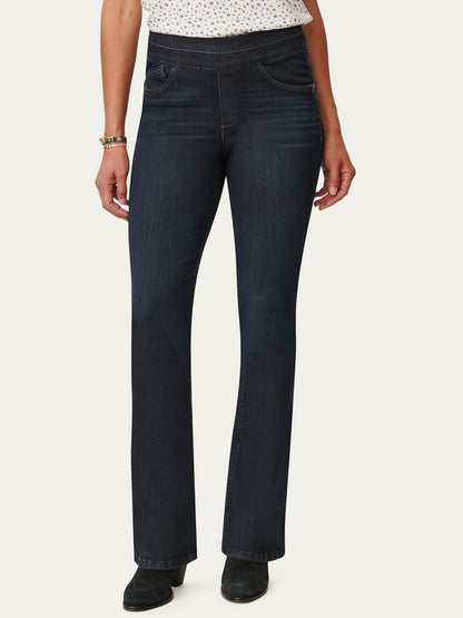 "Ab"solution High Rise Itty Bitty Boot Tall Jeans - Indigo Denim