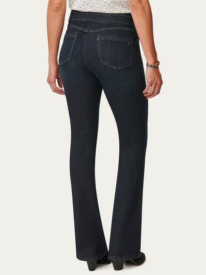 "Ab"solution High Rise Itty Bitty Boot Tall Jeans - Indigo Denim