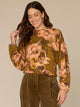 Golden Olive Floral Multi