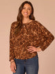 Brown Multi Print