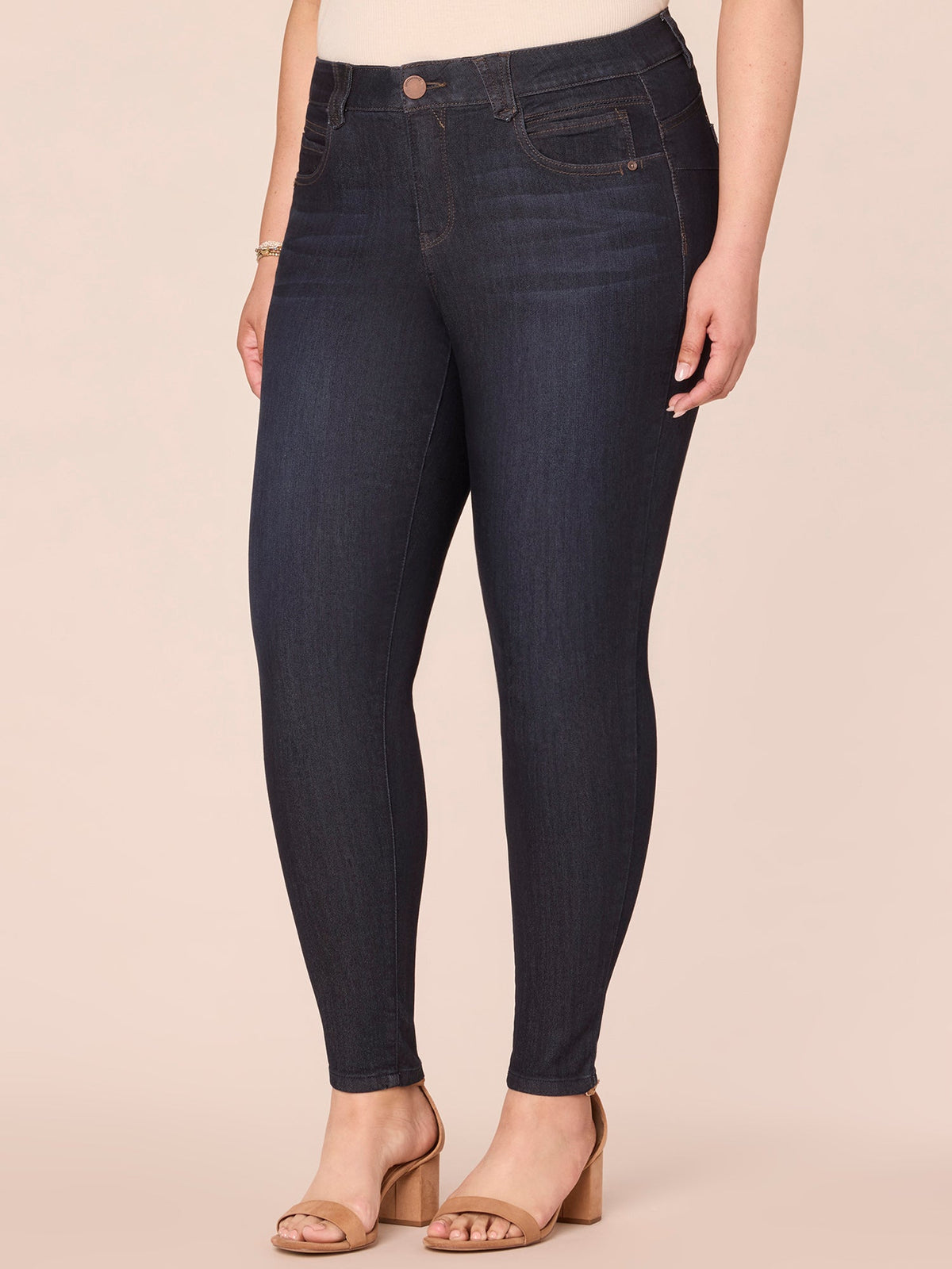 Dark Indigo "Ab"solution® Booty Lift Plus Jegging Jeans - Indigo Denim
