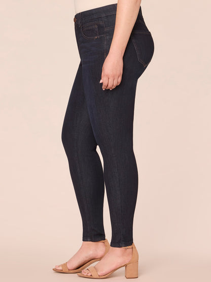 Dark Indigo "Ab"solution® Booty Lift Plus Jegging Jeans - Indigo Denim