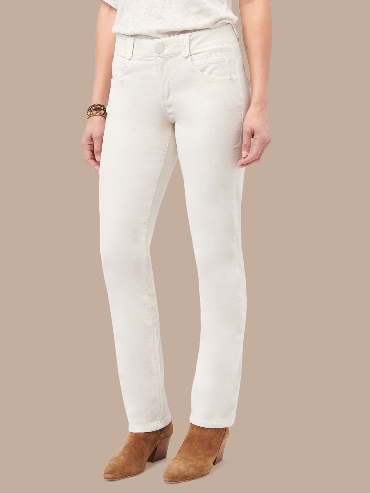 "Ab"solution® Mid-Rise Corduroy Plus Size Straight Leg Pants - Black|Fig Jam|Blue Pine|Dark Roast|Candied Walnut|Espresso|Royal Rum|Raw Umber|Deep Pine|Blanched Almond
