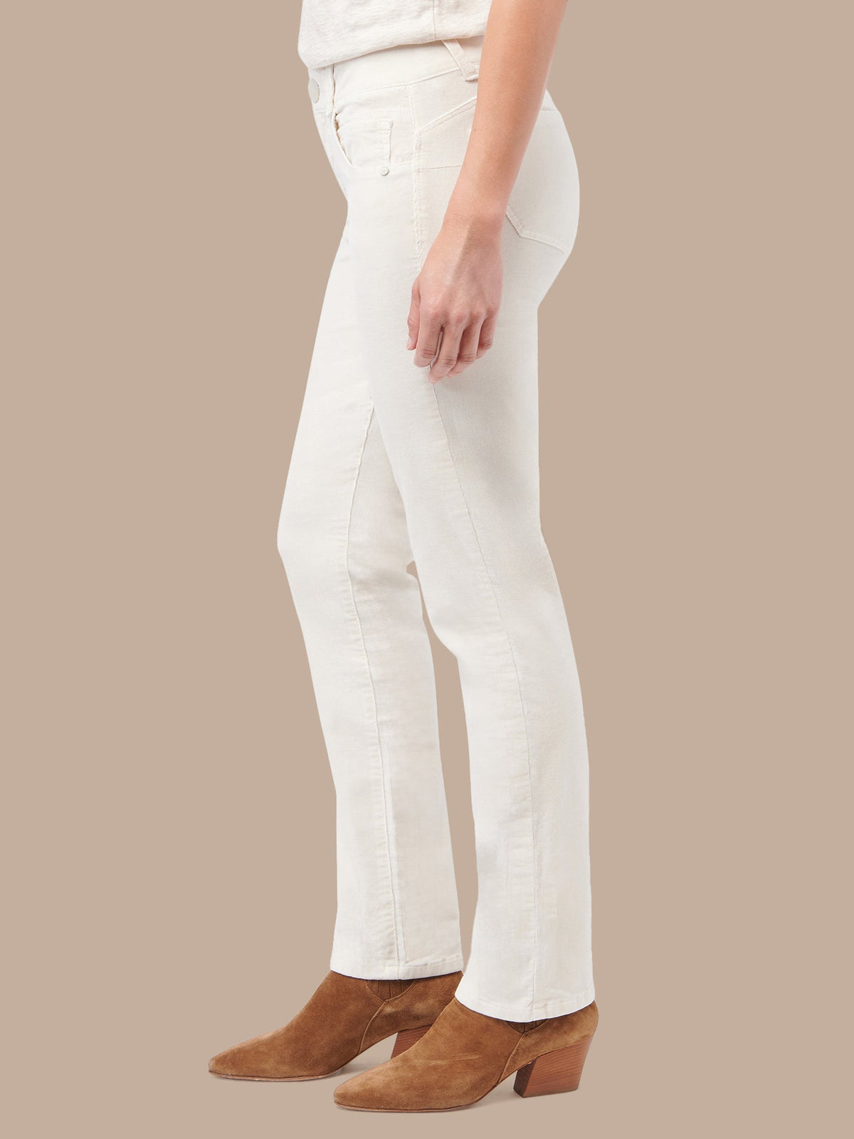 "Ab"solution® Mid-Rise Corduroy Plus Size Straight Leg Pants - Black|Fig Jam|Blue Pine|Dark Roast|Candied Walnut|Espresso|Royal Rum|Raw Umber|Deep Pine|Blanched Almond