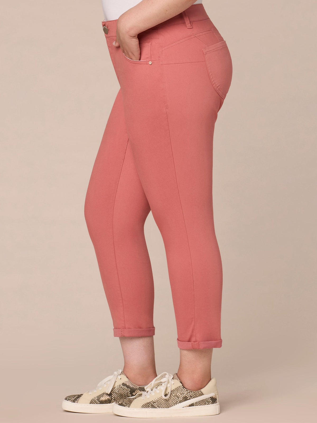 "Ab"solution® Colored Booty Lift Plus Ankle Skimmers - Dark Seagrass|Portobello|Mineral Rose|Dark Teal|Flax Taupe|Laurel Oak|Peanut Butter|Rose Taupe